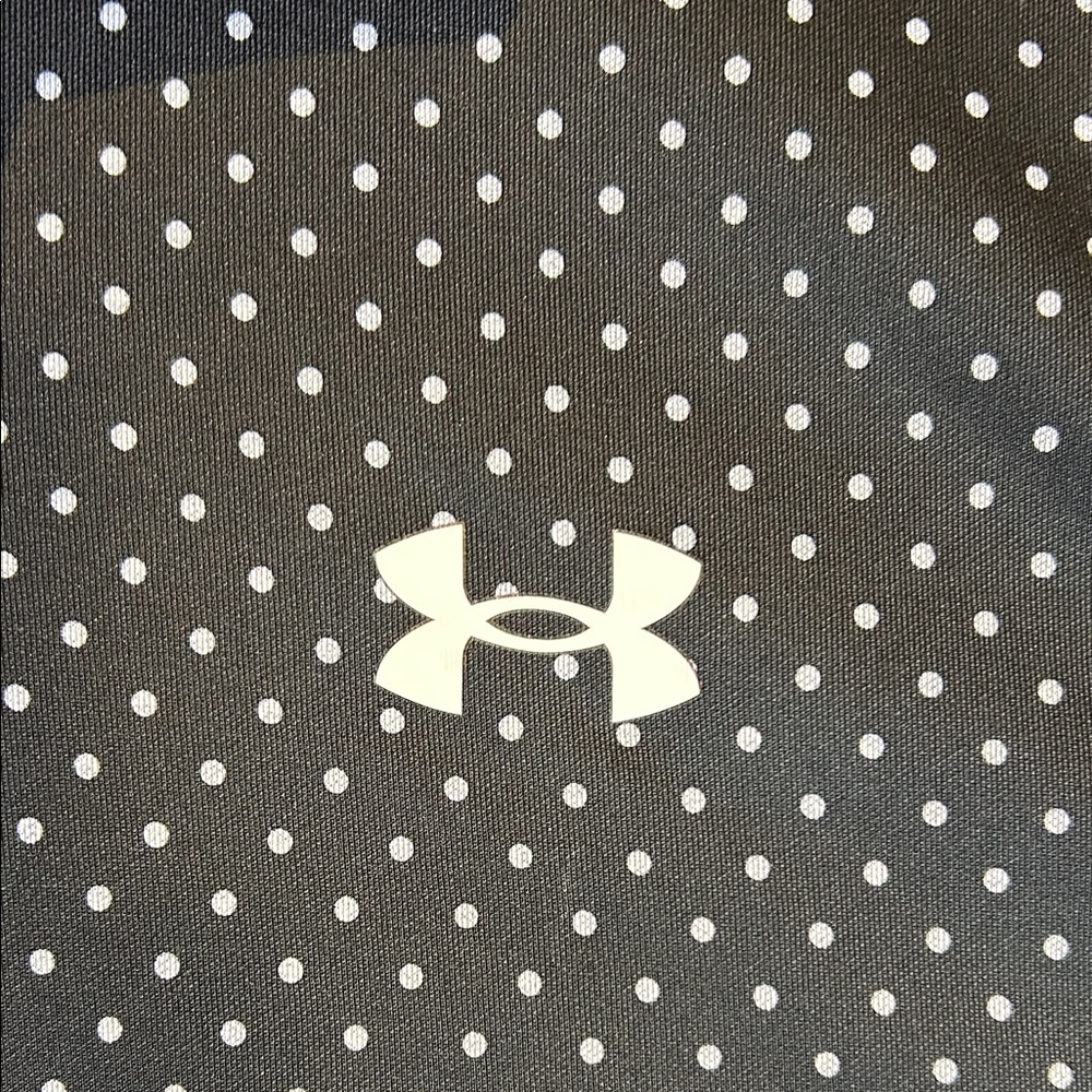 Mens Under Armour Match Play Printed Polo Golf Size XXL Polka Dot - Picture 3 of 10